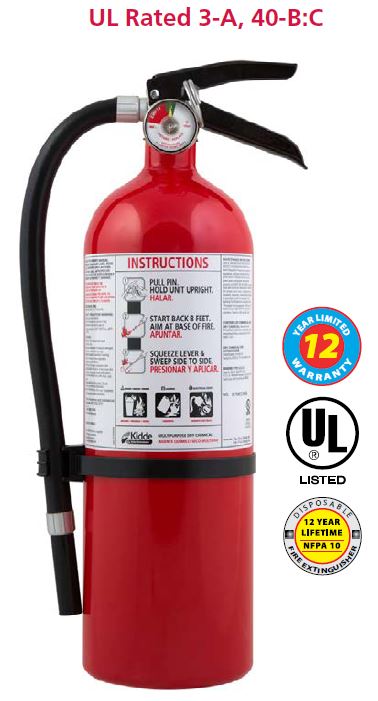 EXTINGUISHER FIRE 5.5LB MODEL FX340SC-2 - Extinguishers